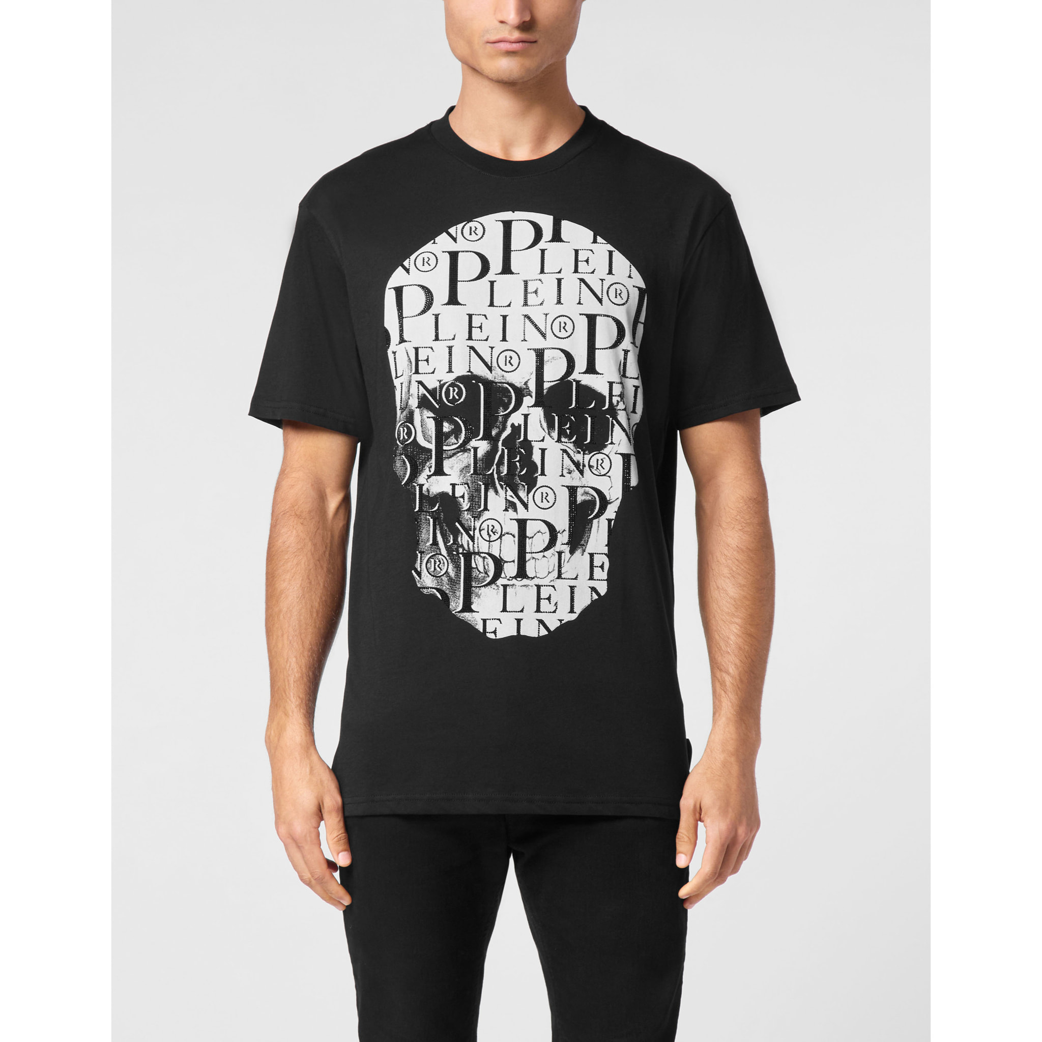PHILIPP PLEIN Camiseta Cuello Redondo SKULL
