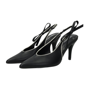 Décolleté sling back Donna Tata Italia Nero