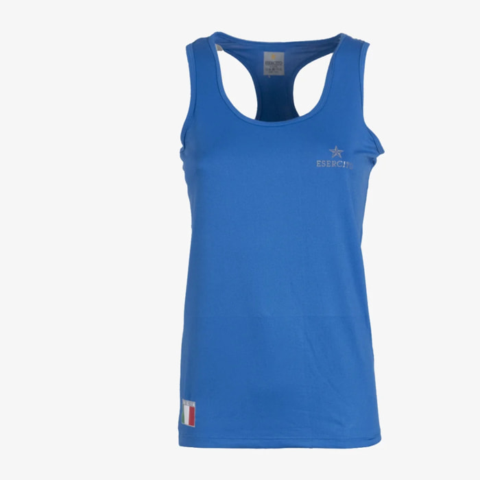 Canotta Esercito sport azzurra donna