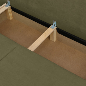 Canapé convertible 3 places en tissu chenille - LARIA