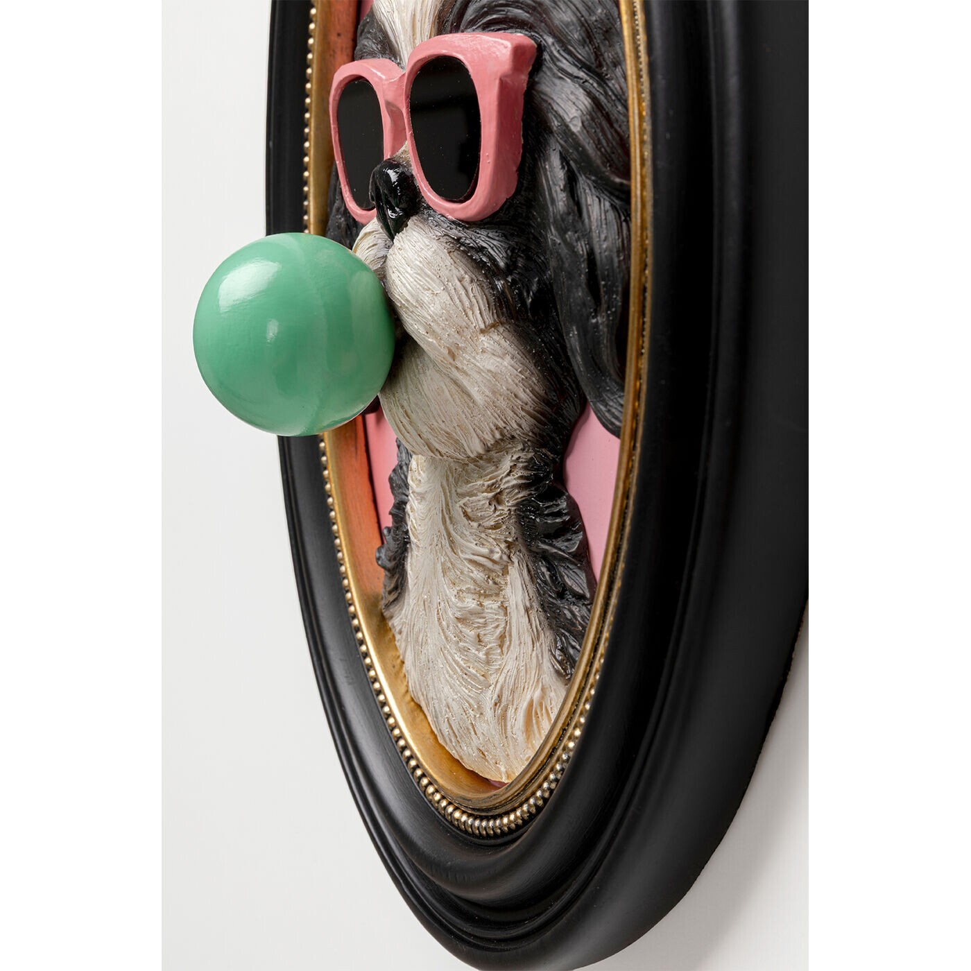 Tableau 3D chien chewing-gum 23x31cm Kare Design