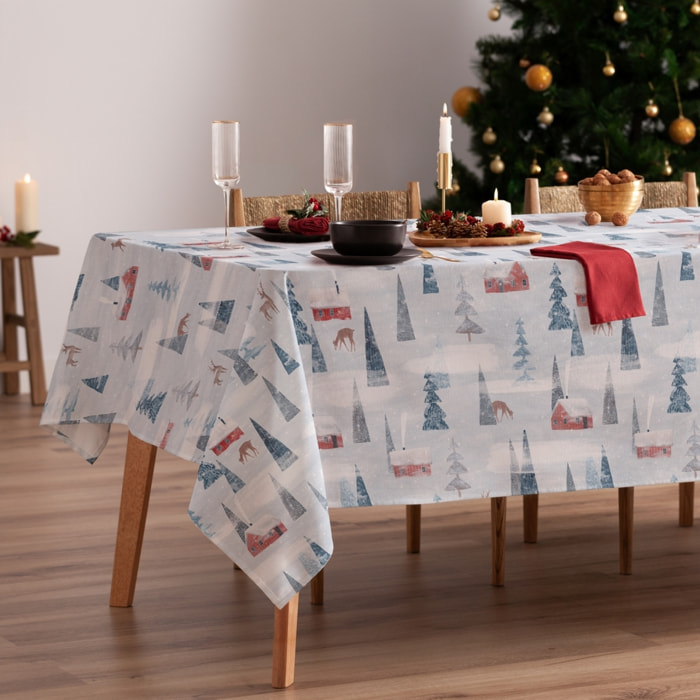 Mantel antimanchas OLAF AZUL