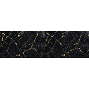 Crédence adhésive - MARBRE NOIR SABLÉ - 60x200cm