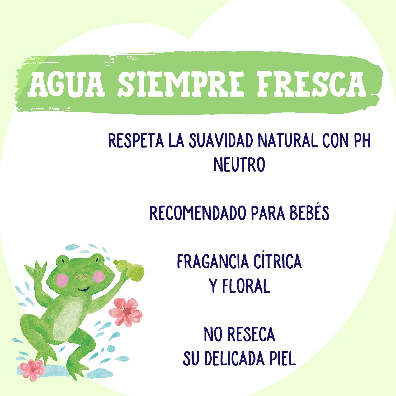 PACK 3 AGUA SIEMPRE FRESCA CON EXTRACTOS NATURALES CÍTRICOS Y FLORALES 600ML