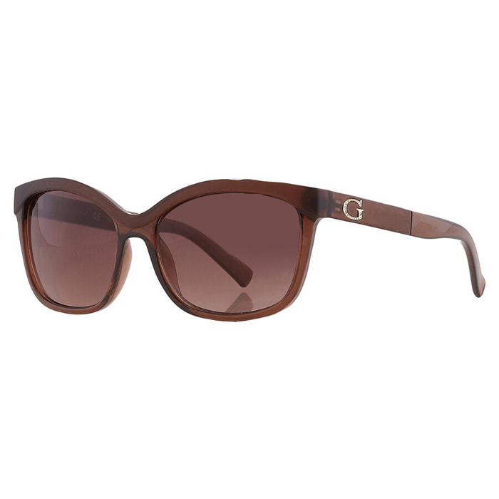 Guess - lunettes de soleil - marron - protection solaire : catégorie 3