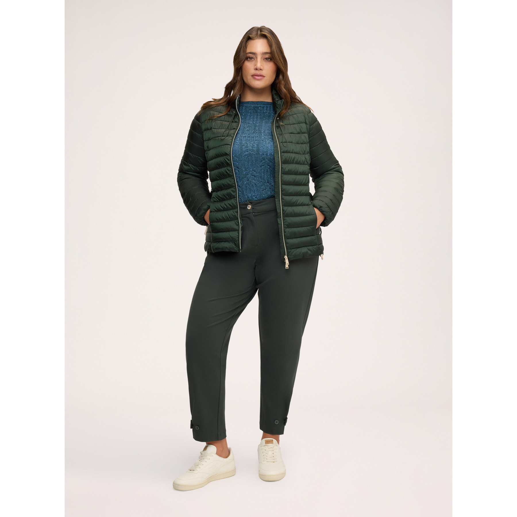 Fiorella Rubino - Chaqueta acolchada ligera con relleno de Sorona® Aura - Verde