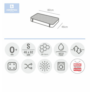 Cambrass Protector Colchon 3D-Minicuna Liso E
