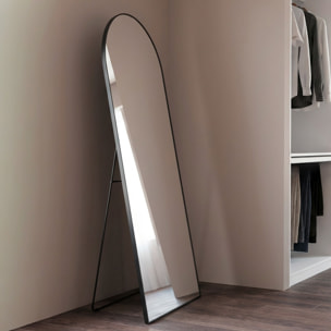 Miroir sur pied aluminium JUSTIN