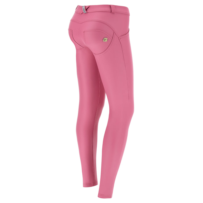 Pantaloni WR.UP® superskinny vita bassa in similpelle ecologica