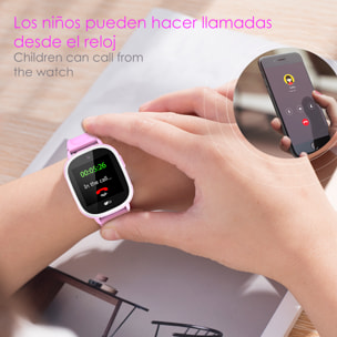 DAM Smartwatch TD31 GPS, LBS, WiFi. Localizador especial para niños. Con cámara, llamada SOS, alarma. 4,1x1,55x5,5 Cm. Color: Azul