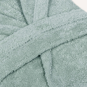 Albornoz Capucha 450gr unisex verde keike