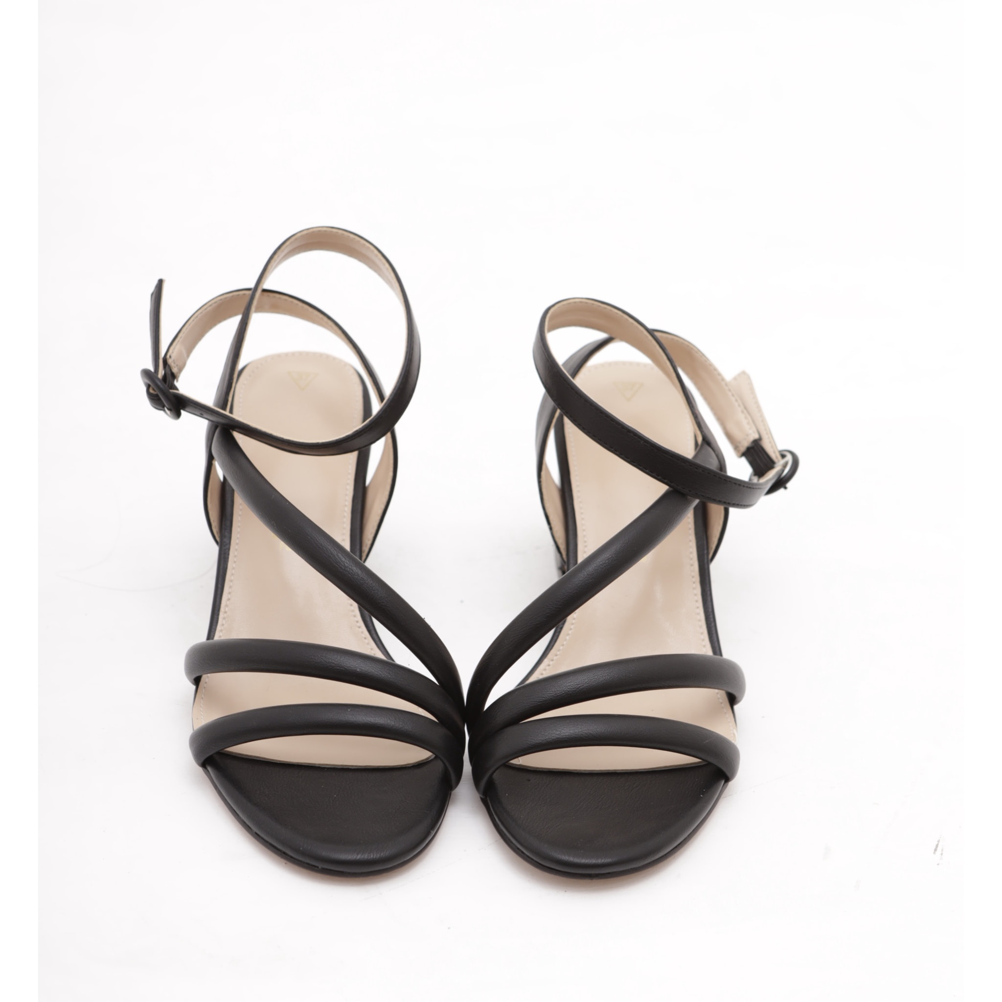 SANDALO TRE FASCE CHOCOLA' NERO