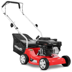 Cortacésped de gasolina motor de 4 tiempos OHV refrigerado por aire de 139cc y 5cv  - Greencut GLM660X