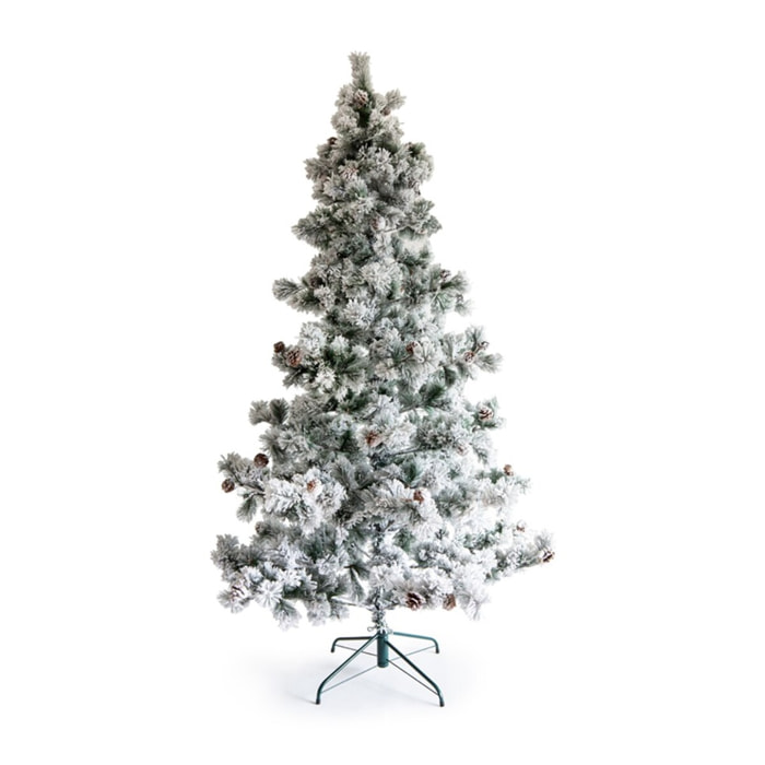 Le Norvégien Blanc - Sapin de noël artificel 2,10 m