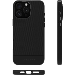 Coque ADEQWAT iPhone 16 Pro noir Soft protect