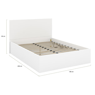 Lit coffre Sicilia 160x200cm blanc