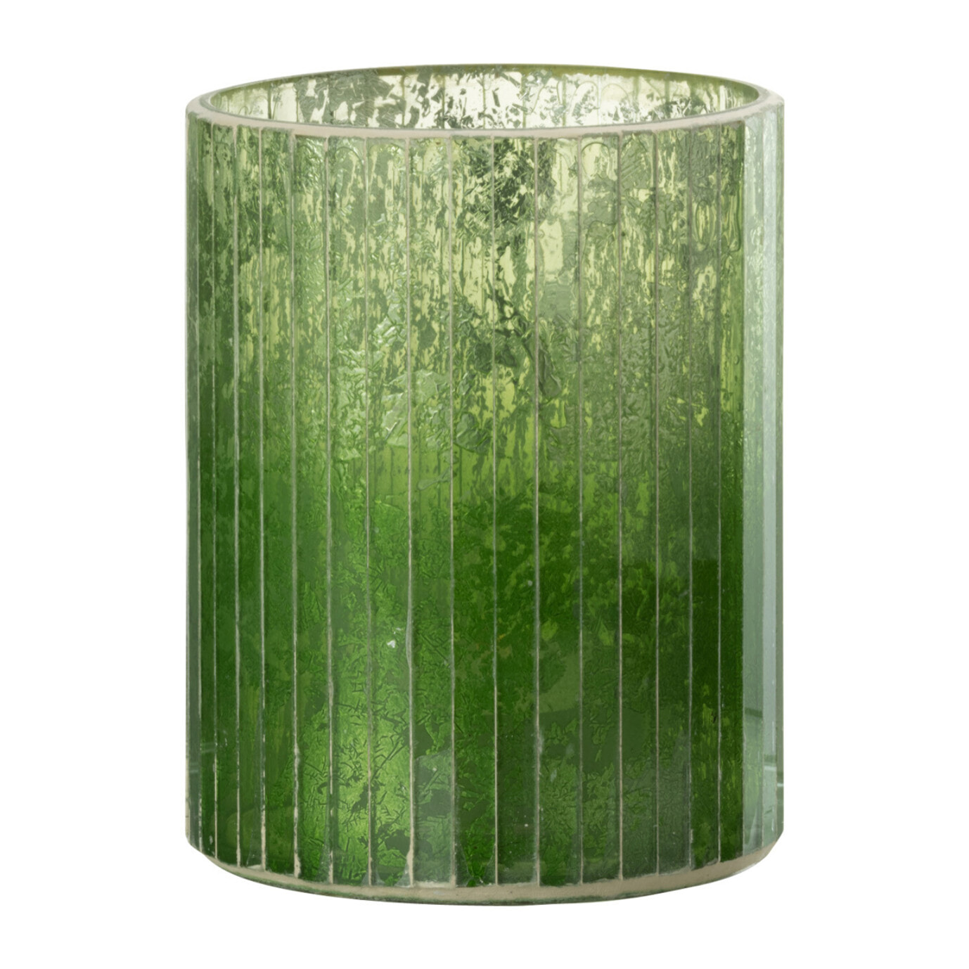 J-Line photophore Lignes - verre - vert - medium