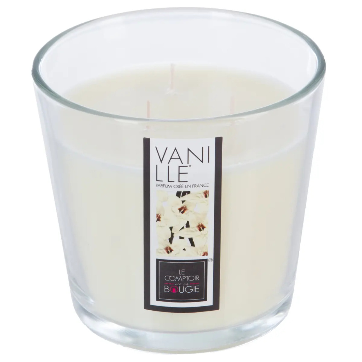 Bougie parfumée en verre 500G