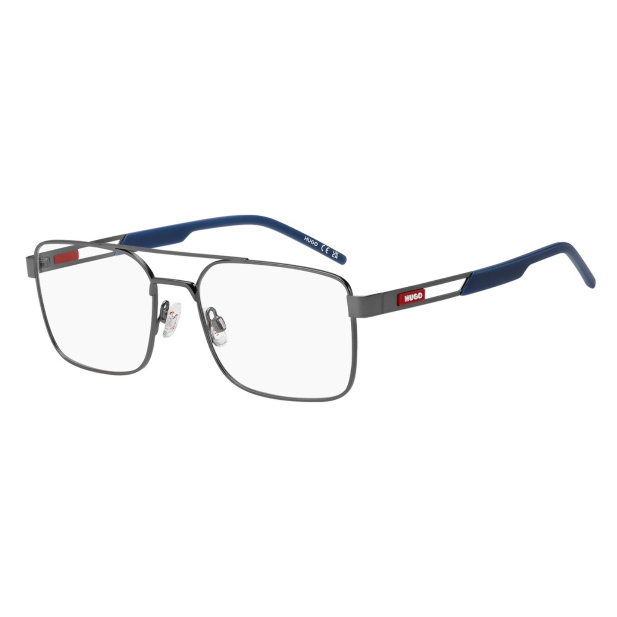 Gafas de Vista Hugo HG 1388 R80 de Metal Hombre 55 mm