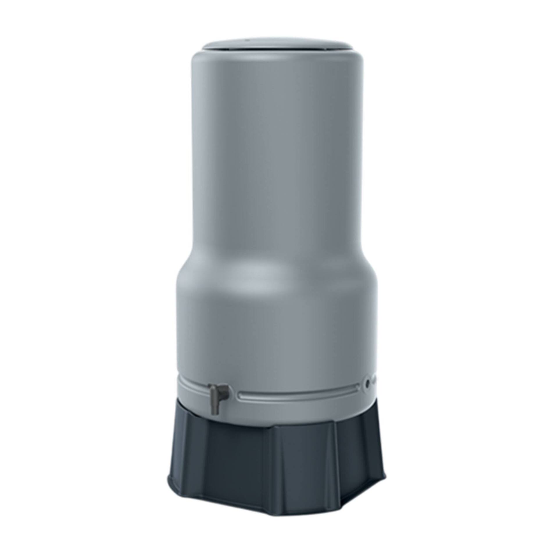 Bidón para agua de lluvia aquabell de 200l color gris claro