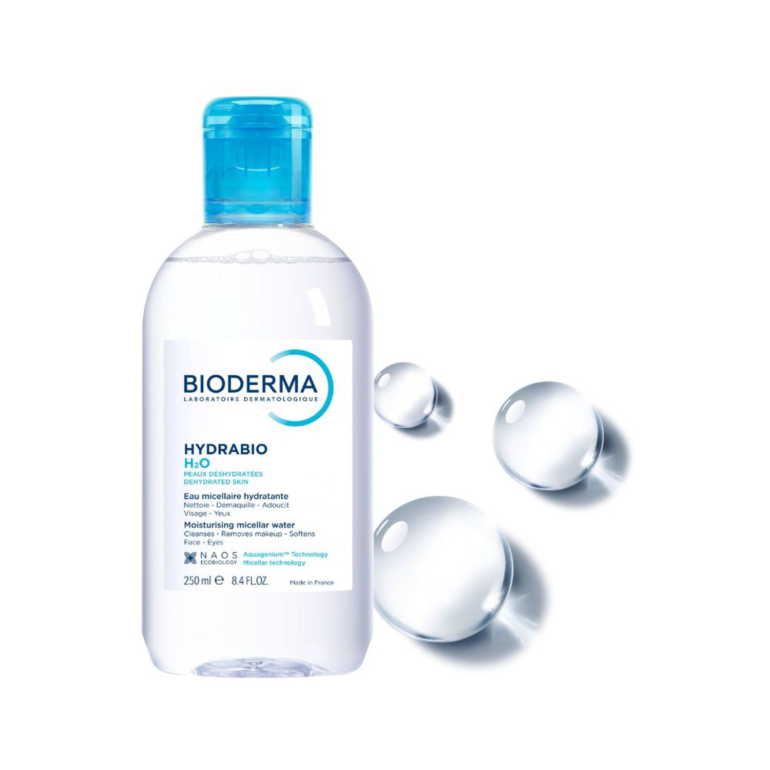 Hydrabio H2O - Eau Micellaire Démaquillante Hydratante - Peaux Sensibles Déshydratées