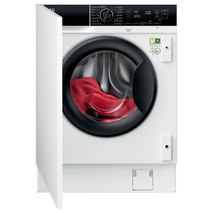 AEG Lavadora integrable Serie 8000 PowerCare de 8.0 kg LFN8E8436C