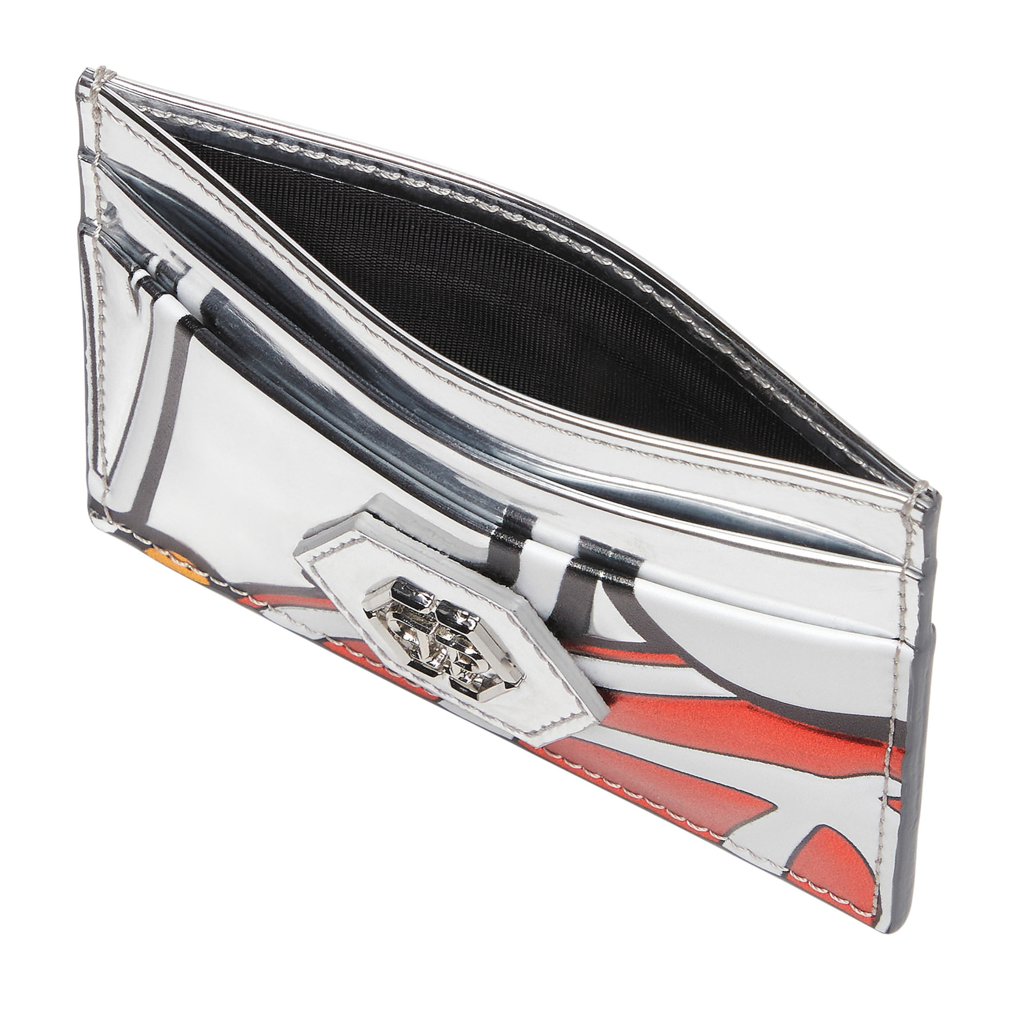 PHILIPP PLEIN Embossed Credit Card Holder 3D Plein