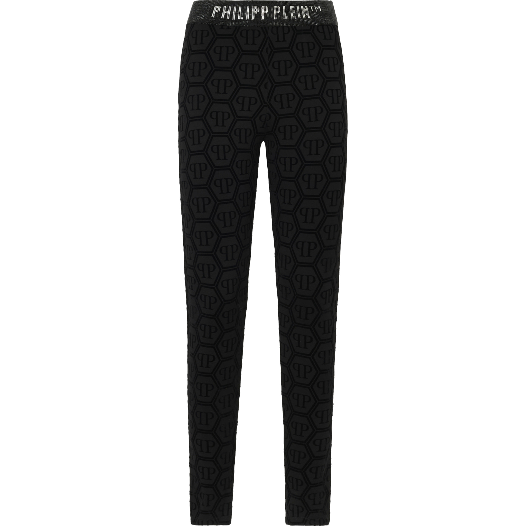 PHILIPP PLEIN Leggings Flock Monogram Monogram