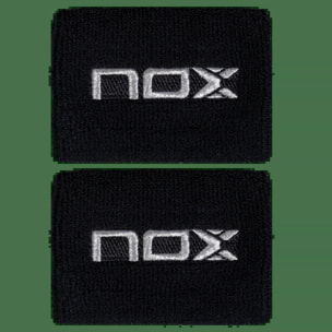 Muñequeras deportivas negro/blanco