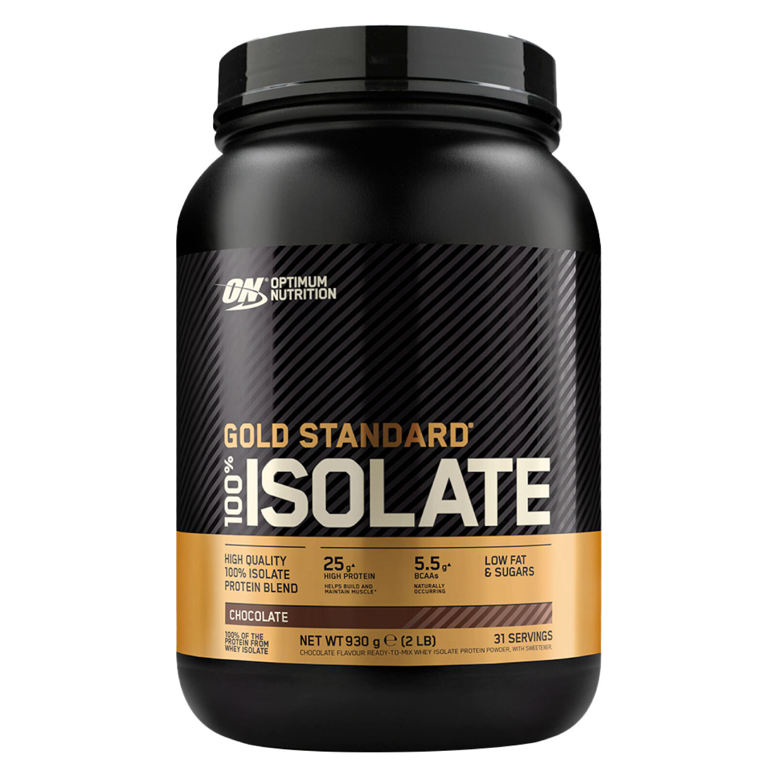 Gold Standard 100% Isolate Proteine in Polvere con Aminoacidi Gusto Cioccolato - Barattolo da 930g