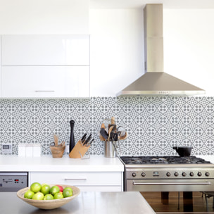 Stickers muraux - Sticker Mural Carrelage adhésif Cuisine Salle de Bain - 30 STICKERS CARRELAGES AZULEJOS CHRISTINA