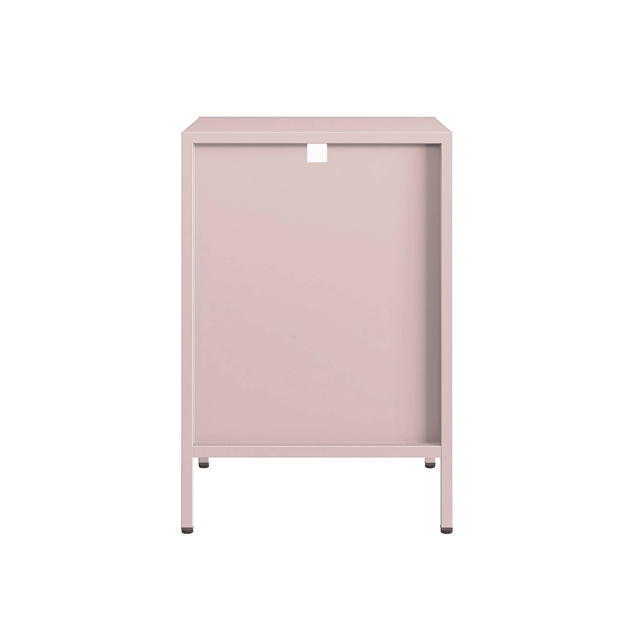 Table de chevet. table d'appoint en acier rose