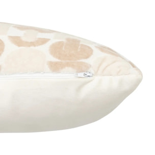 Coussin "Luna" jacquard velours lin 35x75cm