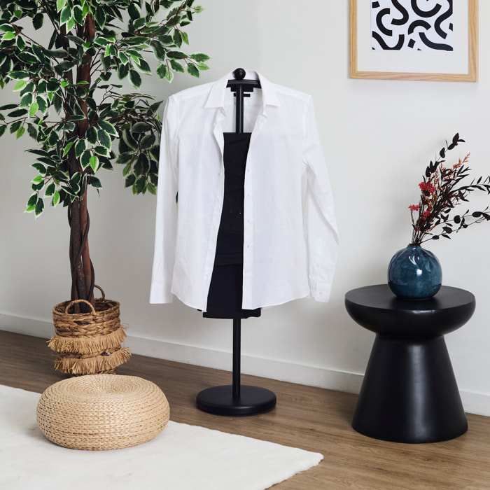 Valet De Nuit Effet Bois