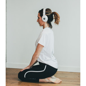 Maglia da corsa a maniche corte da donna Blueball in bianco