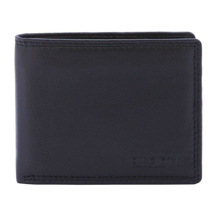 Portafoglio  da uomo In Vera pelle Made in Italy 8,5x11x2,5 cm
