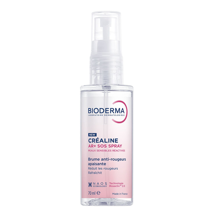 Crealine AR+ - SOS Spray - Brume anti-rougeurs apaisante 70 ml