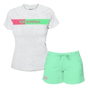 Completo Donna SUPERGA Cotone Jersey Manica Corta