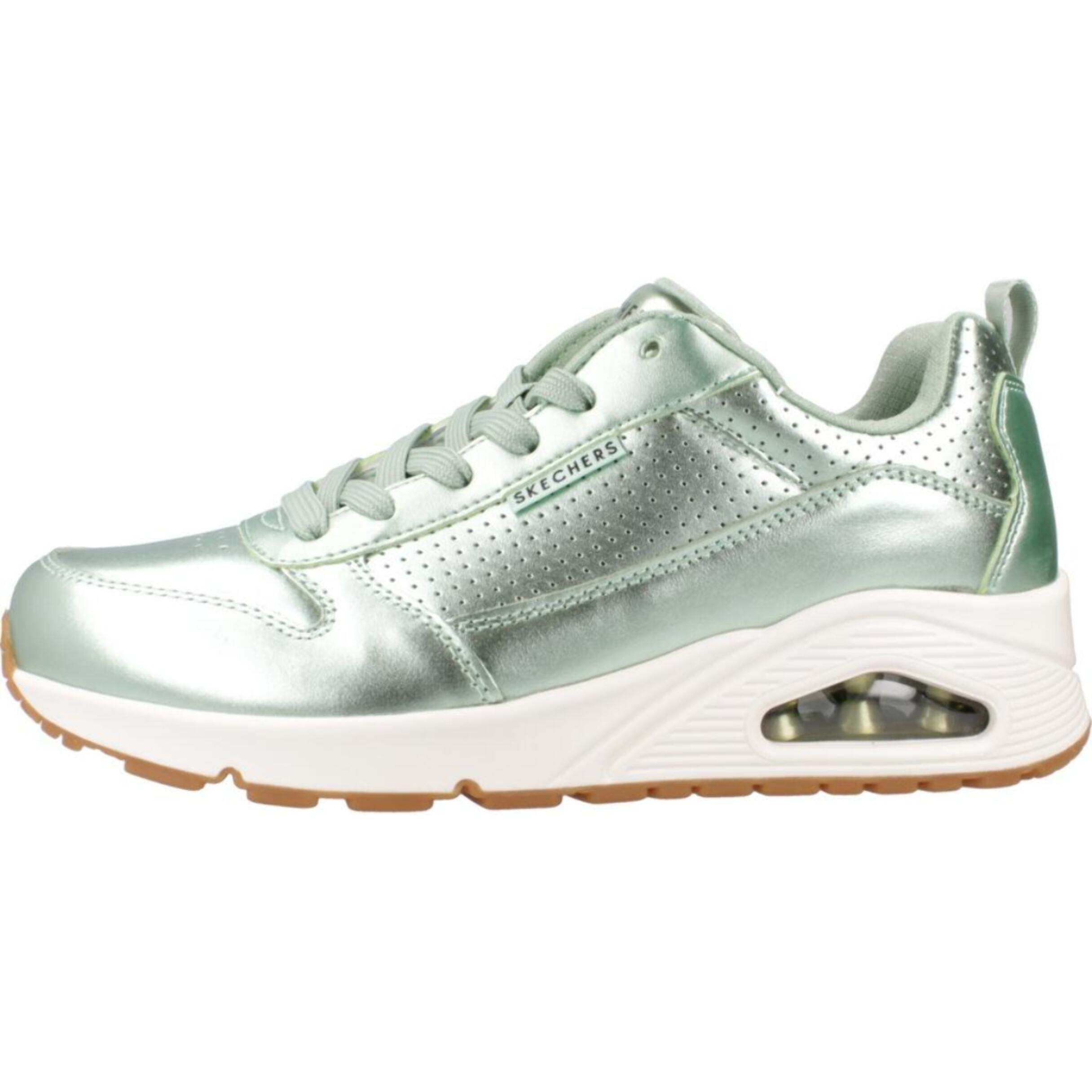 Sneakers De  Mujer Uno - Metallixs Verde