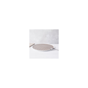 Plumetis Gris - 6 assiettes apéritif