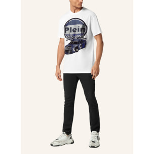 PHILIPP PLEIN T-Shirt Round Neck RACING