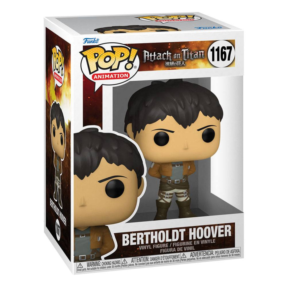 Attack On Titan Funko Pop Animazione Vinile Figura Bertholdt Hoover 9 Cm