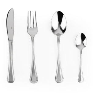Servizio 24 posate Excelsa – London, Acciaio Argento