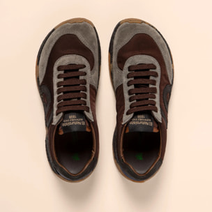 Zapatos N5435A MULTI MATERIAL BROWN/OROEL color Brown