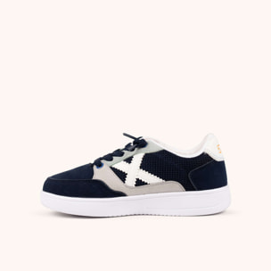 Zapatilla Infantil Urbana en Azul Marino y Gris con Rejilla Transpirable - MUNICH LEGIT KID 27