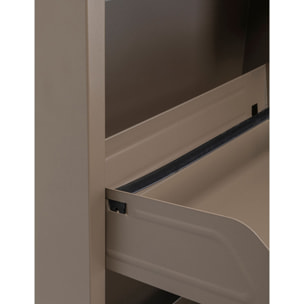 Casier à chaussures Caruso taupe 3+1 tiroirs Kare Design