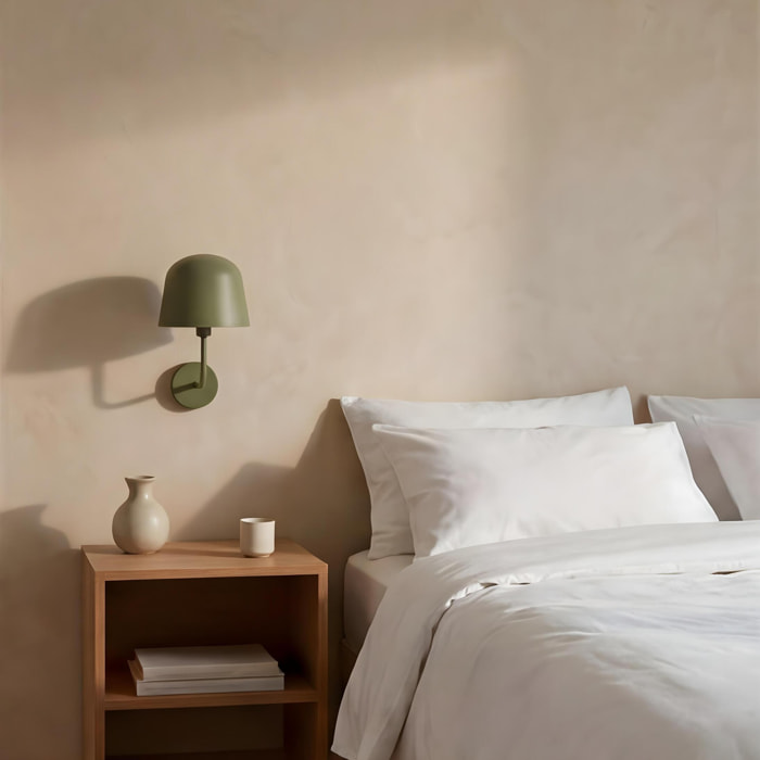 Forlight Fres aplique exterior verde para bombilla E14