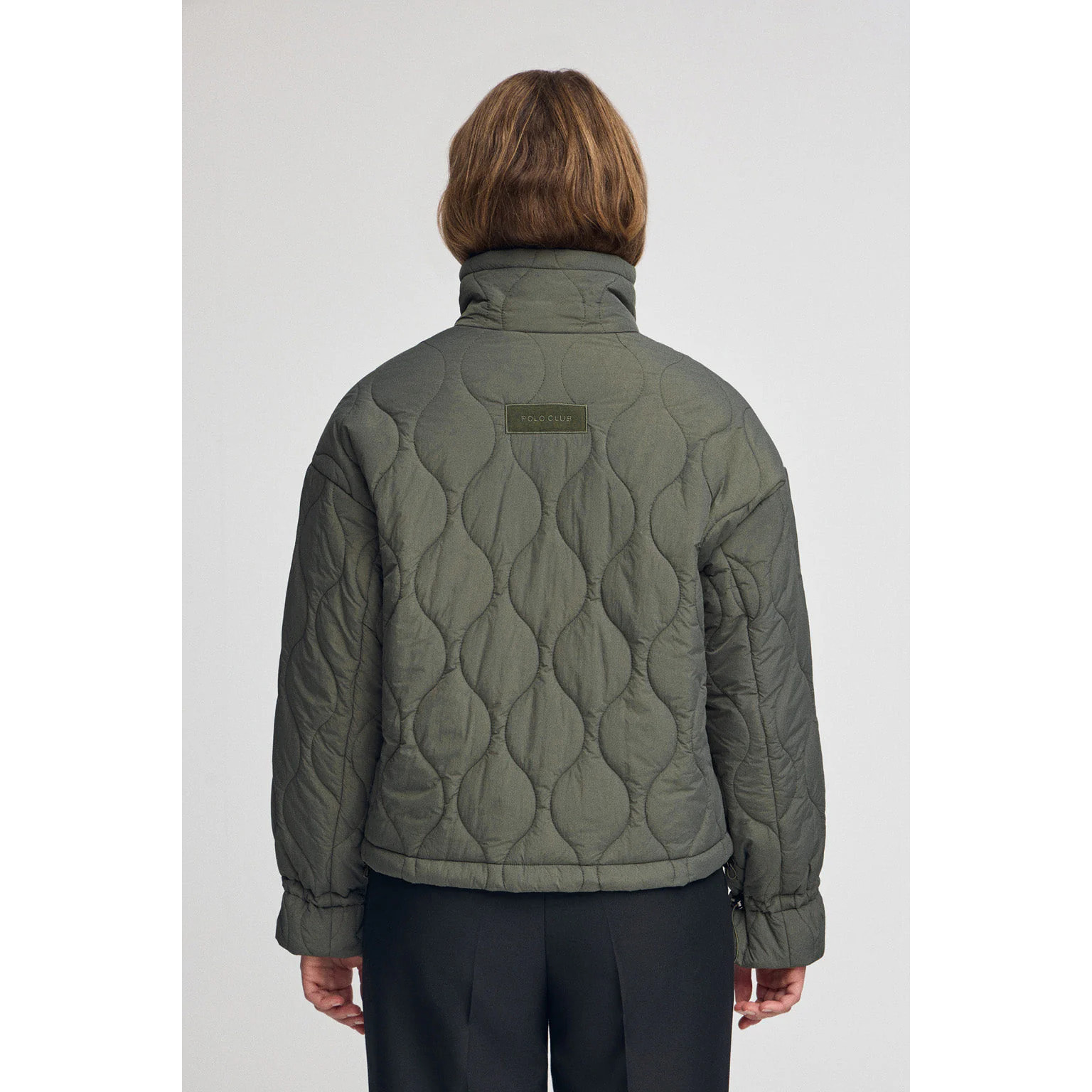 Chaqueta Gadea verde bosque con logo Polo Club