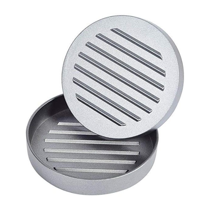 Presse à burger avec poignée en bois Herzberg HG8104