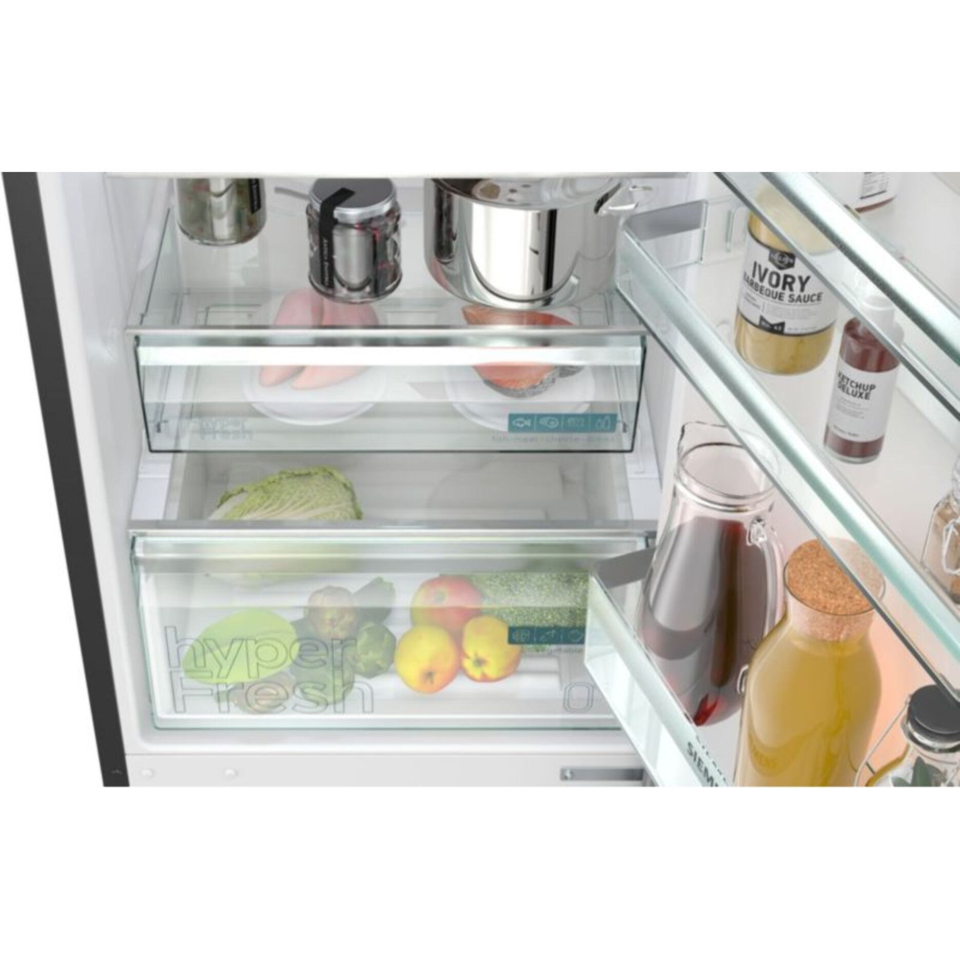 Réfrigérateur combiné SIEMENS KG39N2XAG iQ300, Tiroirs hyperFresh 0°